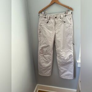 Five seasons, Women’s pants snow board, light gray, straight leg adjustable wais